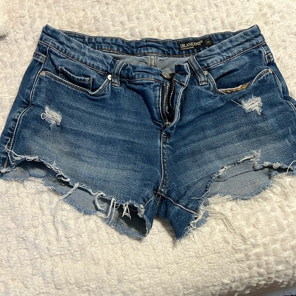 Blanknyc cutoff Jean shorts